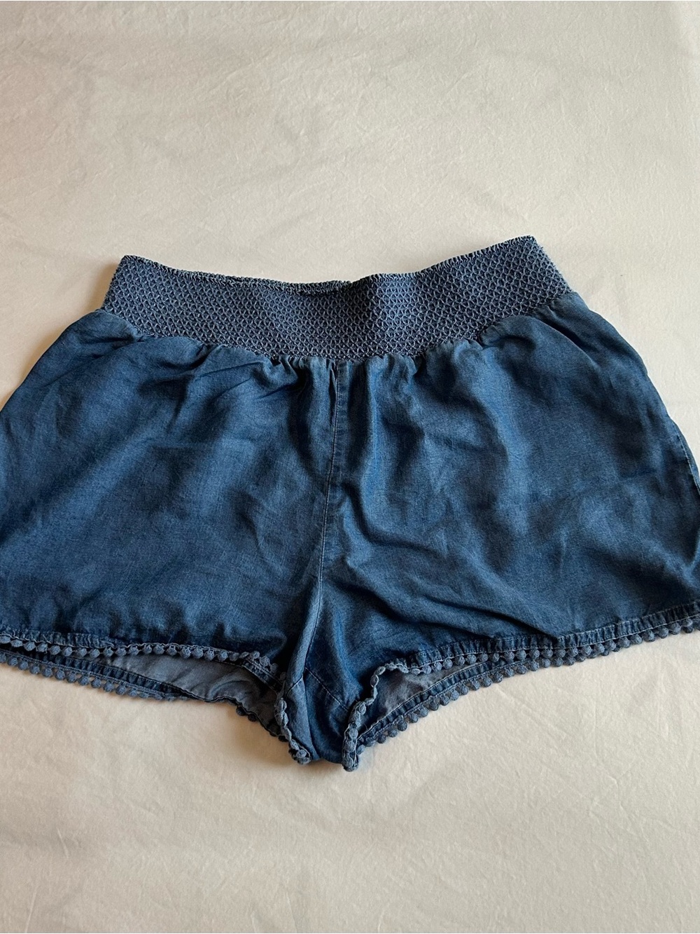 LC Lauren Conrad Navy Blue High-Waist Casual Shorts